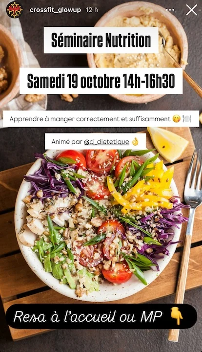 seminaire nutrition