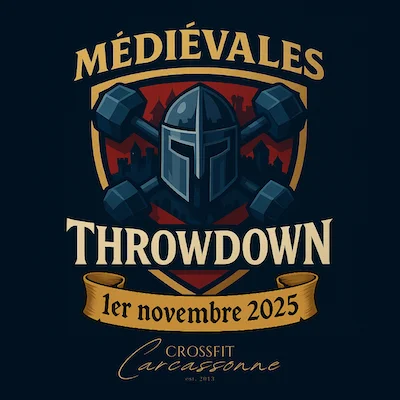 CrossFit Glow up -logo-Medievales Throwdown 2025